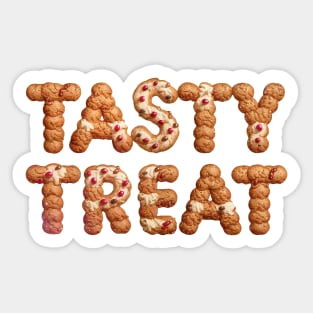 Tasty Treat Flirty Shirt baked yummies. Sticker